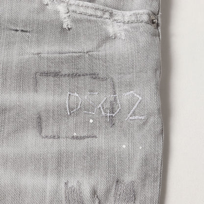 ヴィンテージ加工 ストレッチ スキニー デニムパンツ