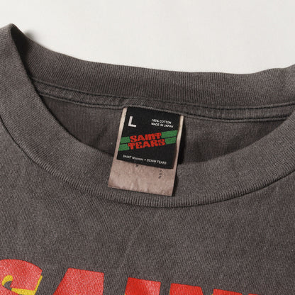 22SS ×DENIM TEARS ヴィンテージ加工 Tシャツ(SS TEE_PURPLELP)