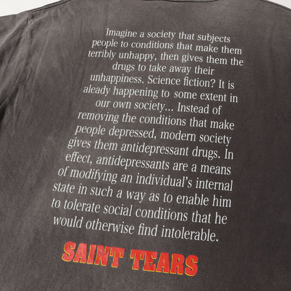 22SS ×DENIM TEARS ヴィンテージ加工 Tシャツ(SS TEE_PURPLELP)