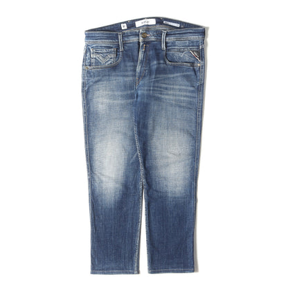 ヴィンテージ加工 ストレッチ デニムパンツ(1 YEAR SLIM FIT ANBASS)