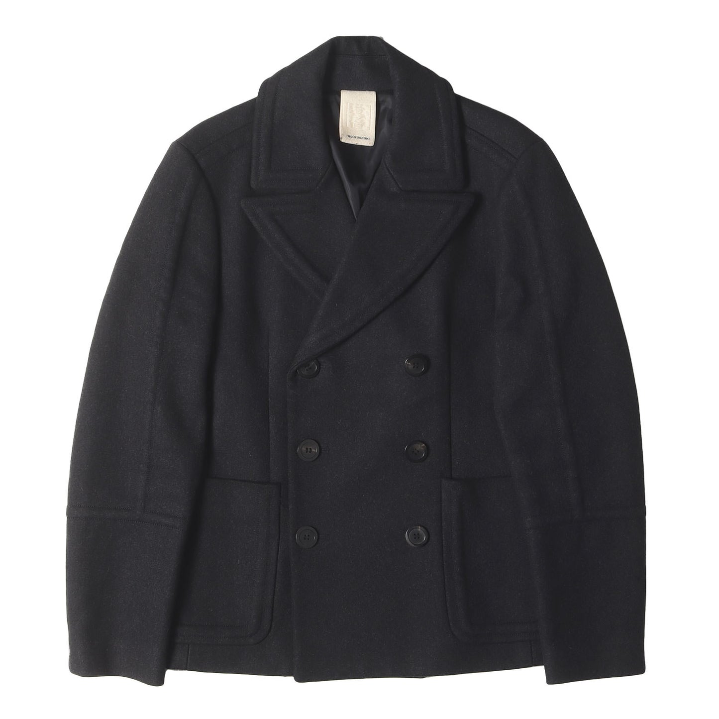 ピークドラペル メルトンウール Pコート