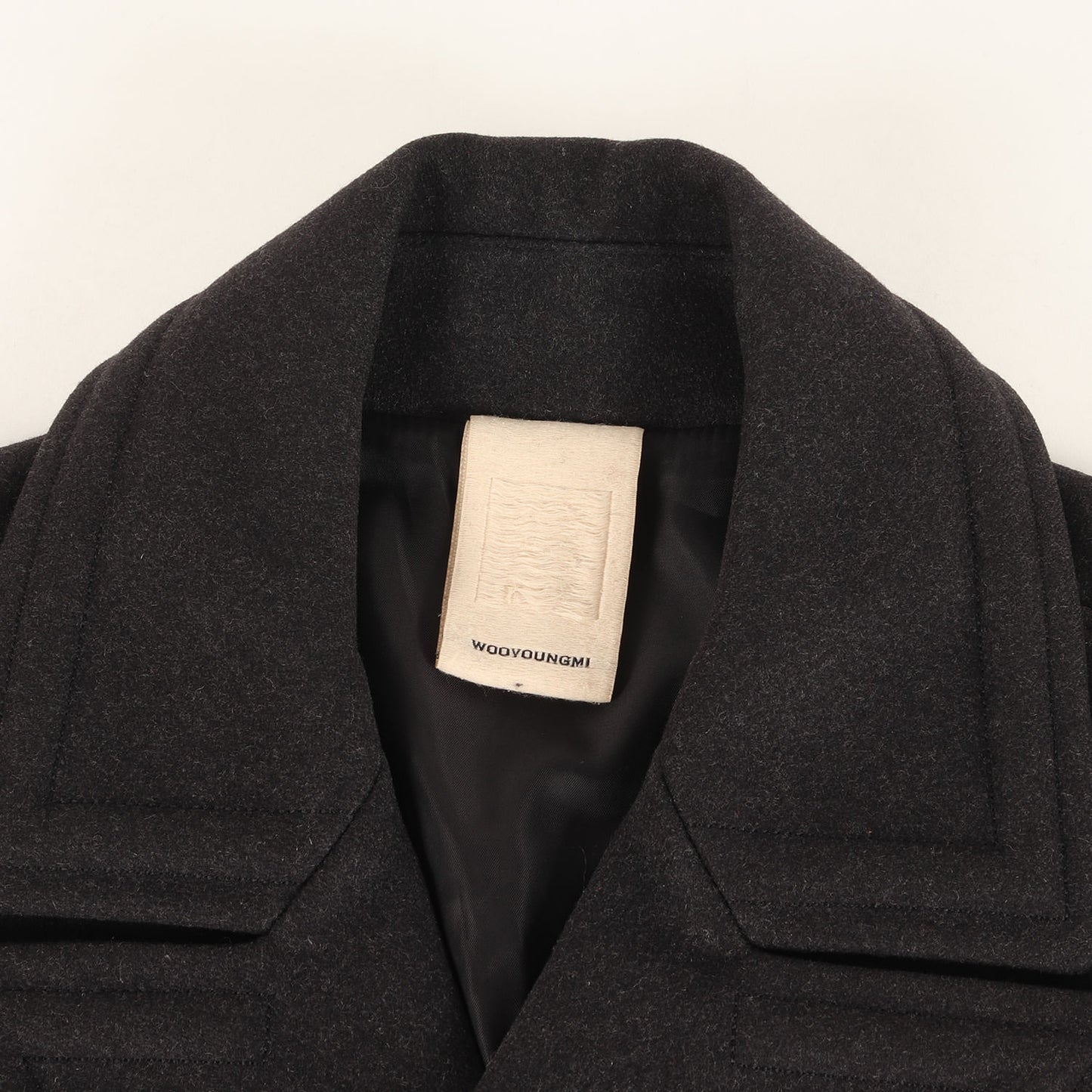 ピークドラペル メルトンウール Pコート