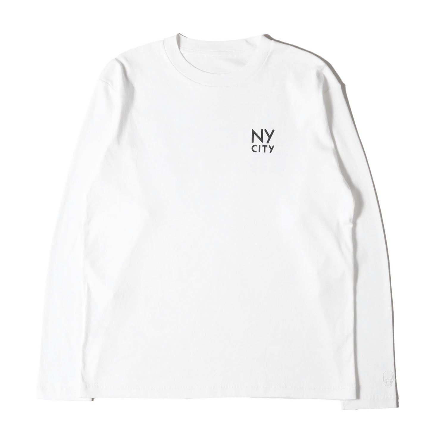 ラインストーンロゴ ロングスリーブ Tシャツ / カットソー