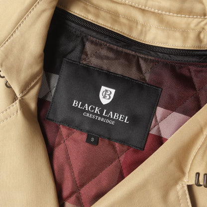 チェックライナーベスト付き トレンチコート