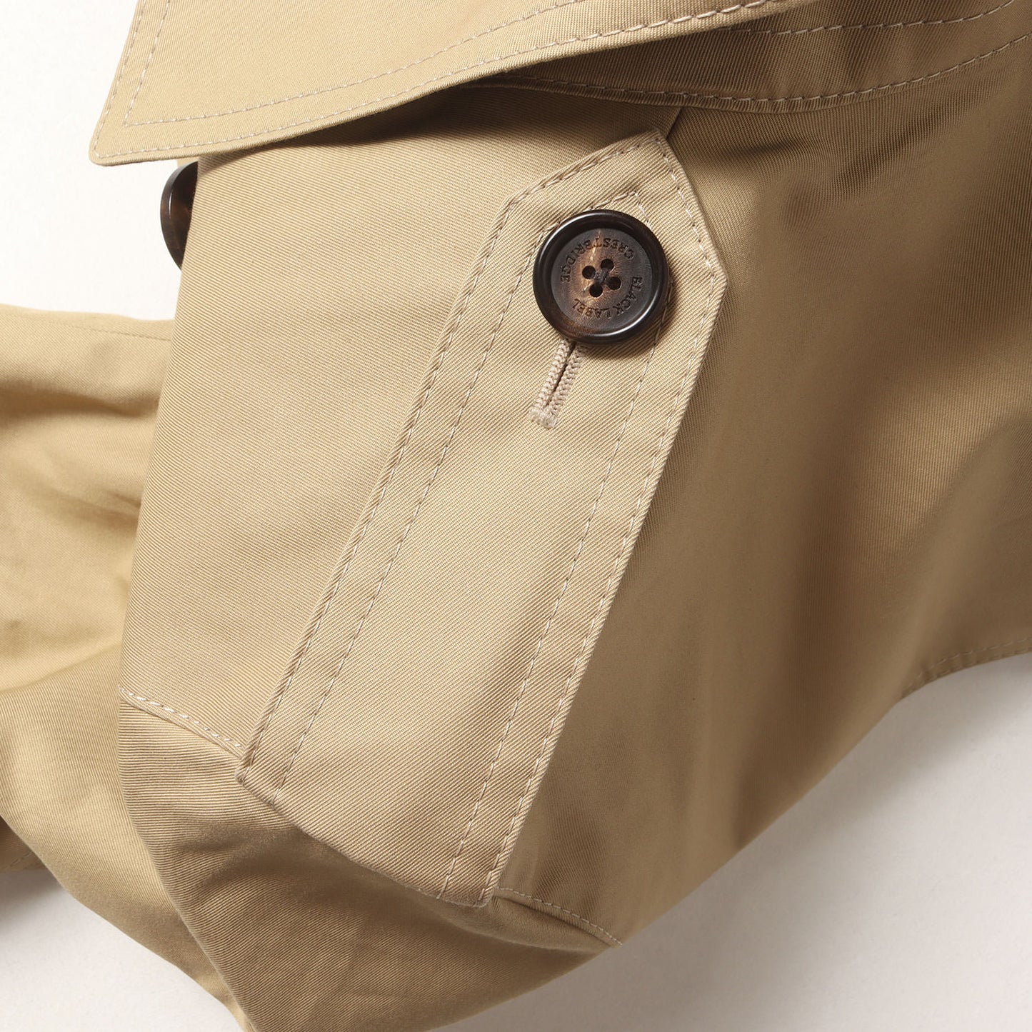 チェックライナーベスト付き トレンチコート