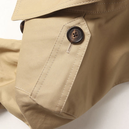 チェックライナーベスト付き トレンチコート