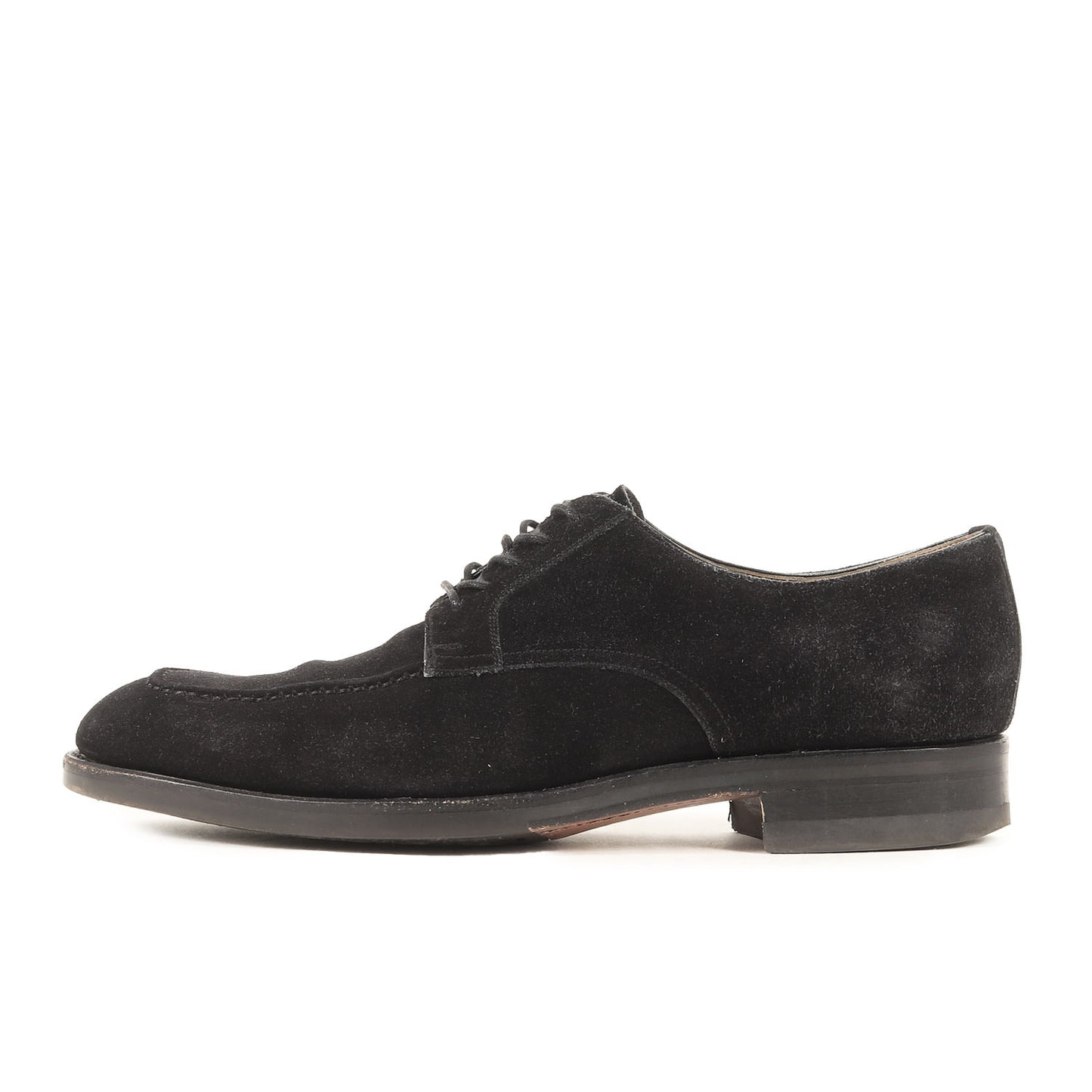 スウェード Uチップ 外羽根 シューズ