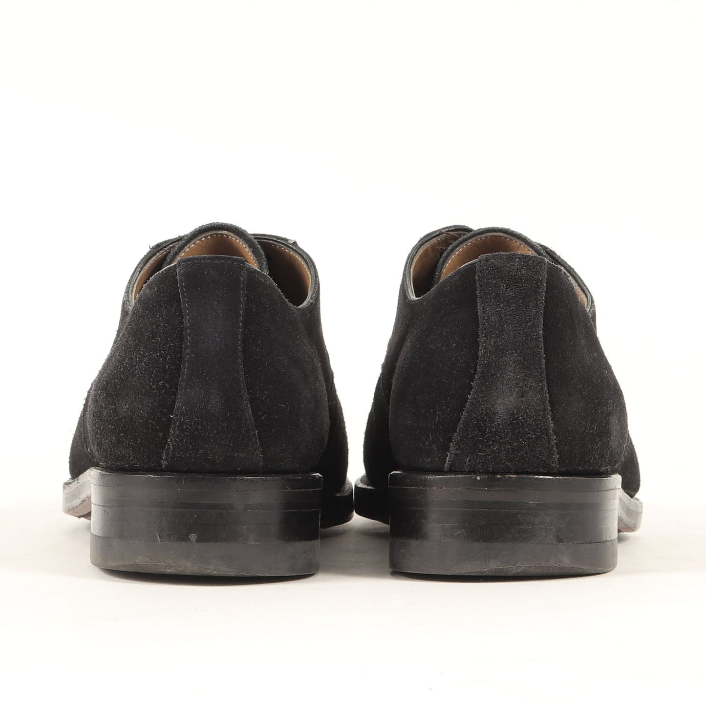 スウェード Uチップ 外羽根 シューズ