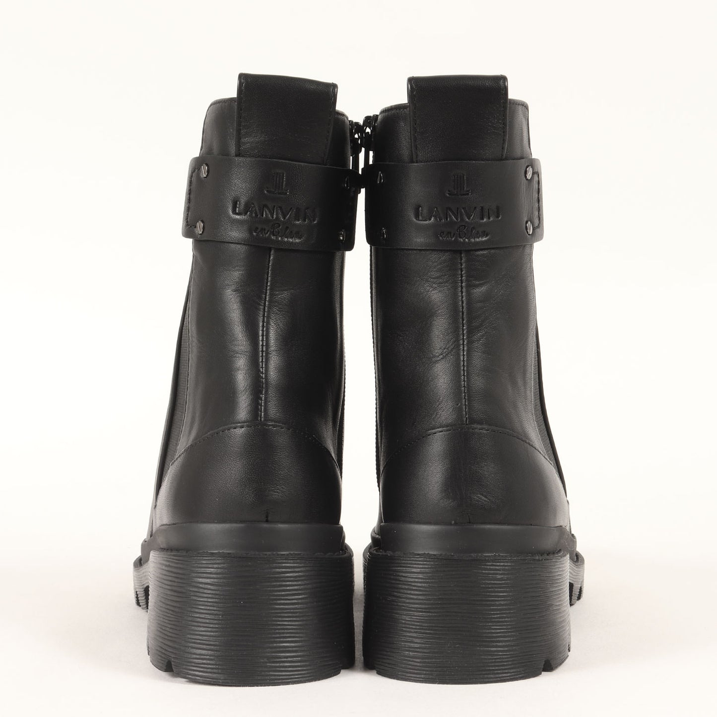 23AW タンクソール サイドゴア レザー ショートブーツ