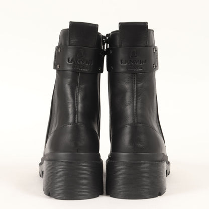 23AW タンクソール サイドゴア レザー ショートブーツ