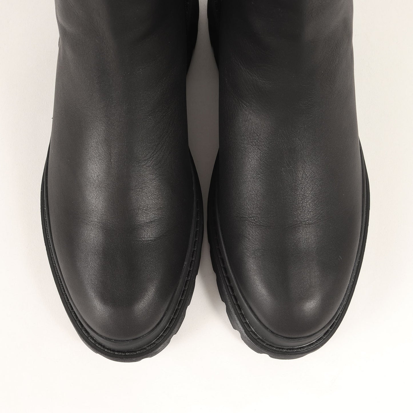 23AW タンクソール サイドゴア レザー ショートブーツ