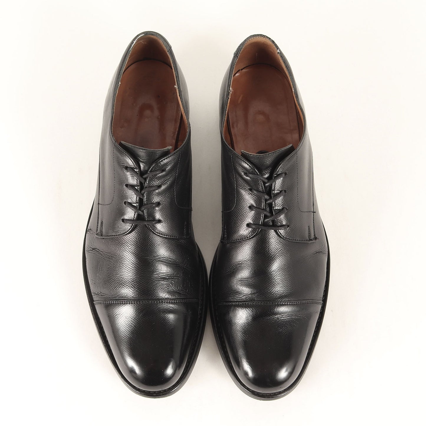 ストレートチップ グレインカーフレザー シューズ