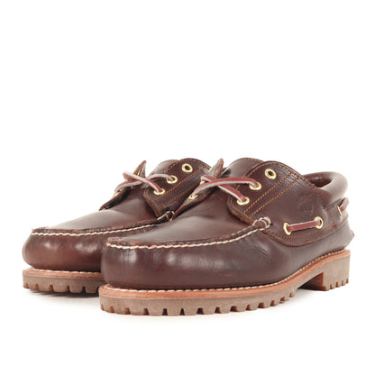 3ホール フルグレインレザー モカシンシューズ (AUTHENTIC HANDSEWN BOAT SHOE)