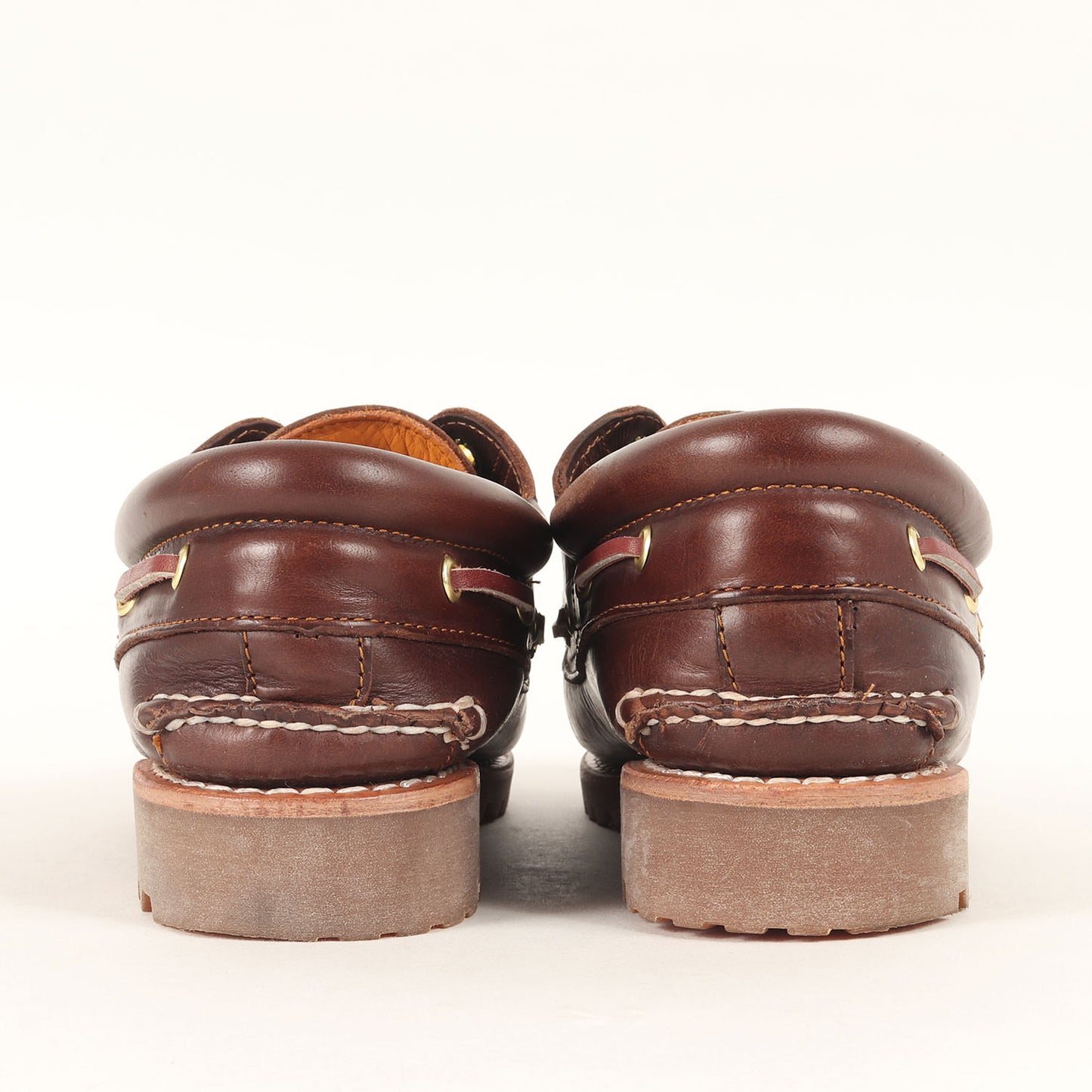 3ホール フルグレインレザー モカシンシューズ (AUTHENTIC HANDSEWN BOAT SHOE)