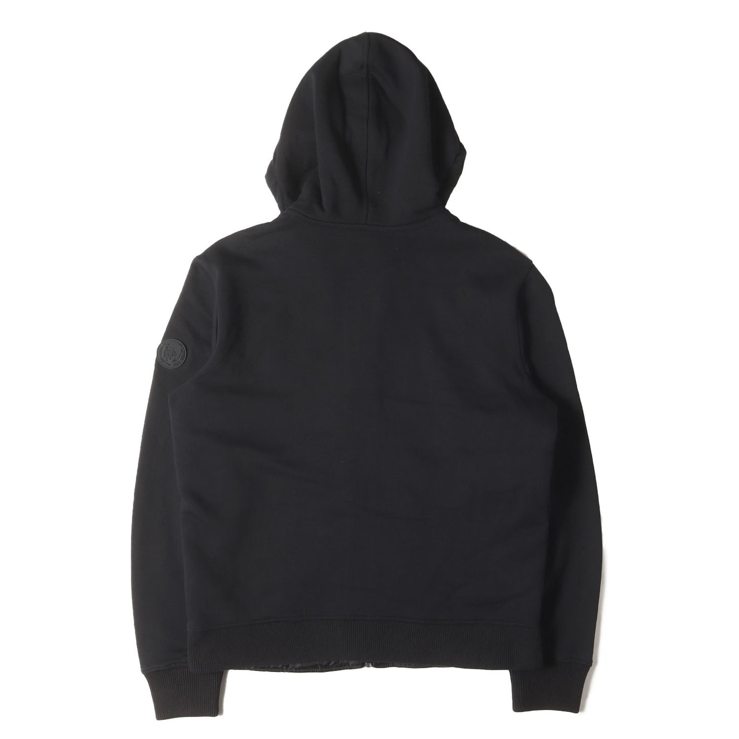 キルティングコンビ スウェット フード ジャケット