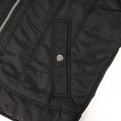 キルティングコンビ スウェット フード ジャケット