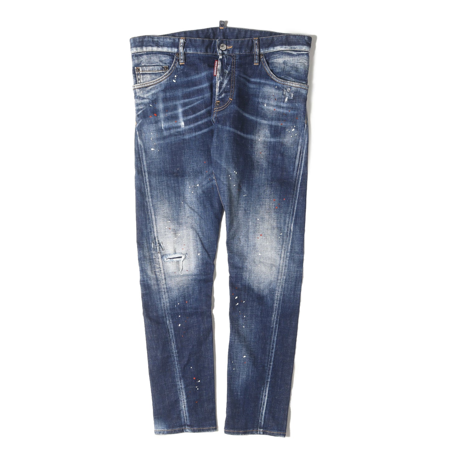 20AW ヴィンテージ&ペンキ加工 ストレッチ スキニー デニムパンツ(SEXY TWIST JEAN)