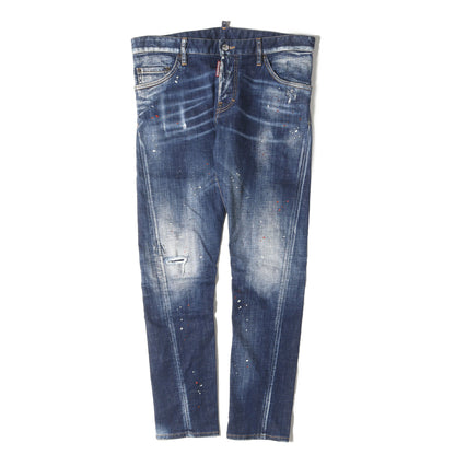 20AW ヴィンテージ&ペンキ加工 ストレッチ スキニー デニムパンツ(SEXY TWIST JEAN)