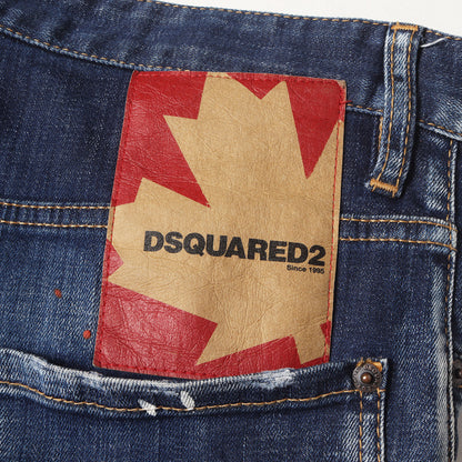 20AW ヴィンテージ&ペンキ加工 ストレッチ スキニー デニムパンツ(SEXY TWIST JEAN)