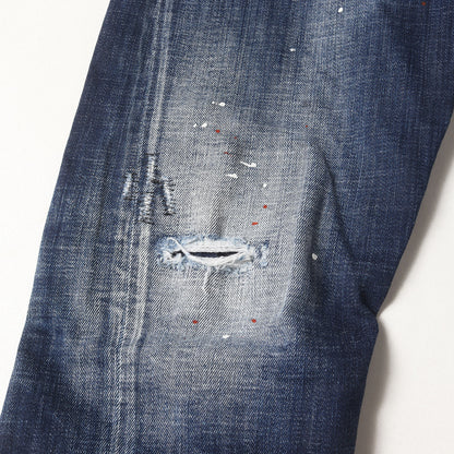 20AW ヴィンテージ&ペンキ加工 ストレッチ スキニー デニムパンツ(SEXY TWIST JEAN)