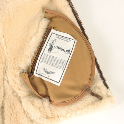 [希少 USA製] 80s AVIREX LTD B-3 シープムートン フライトジャケット