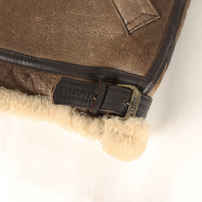 [希少 USA製] 80s AVIREX LTD B-3 シープムートン フライトジャケット