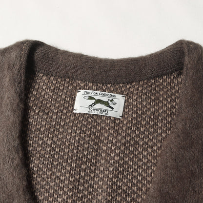 FREAK'S STORE別注 The Fox Collection モヘヤタッチ アーガイル ニット カーディガン