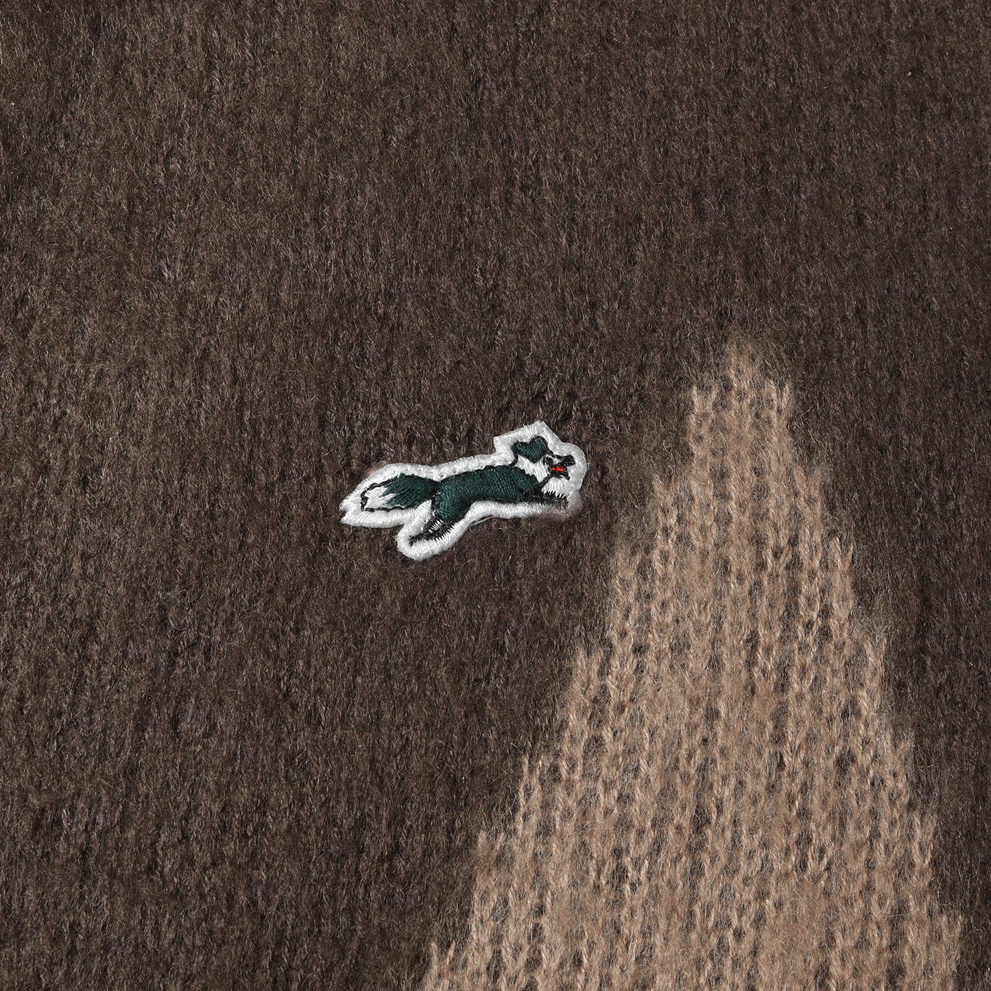 FREAK'S STORE別注 The Fox Collection モヘヤタッチ アーガイル ニット カーディガン