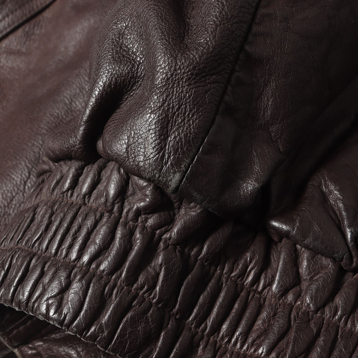 [雰囲気抜群] 90s レザー フルジップ ジャケット ADVENTURE BOUND