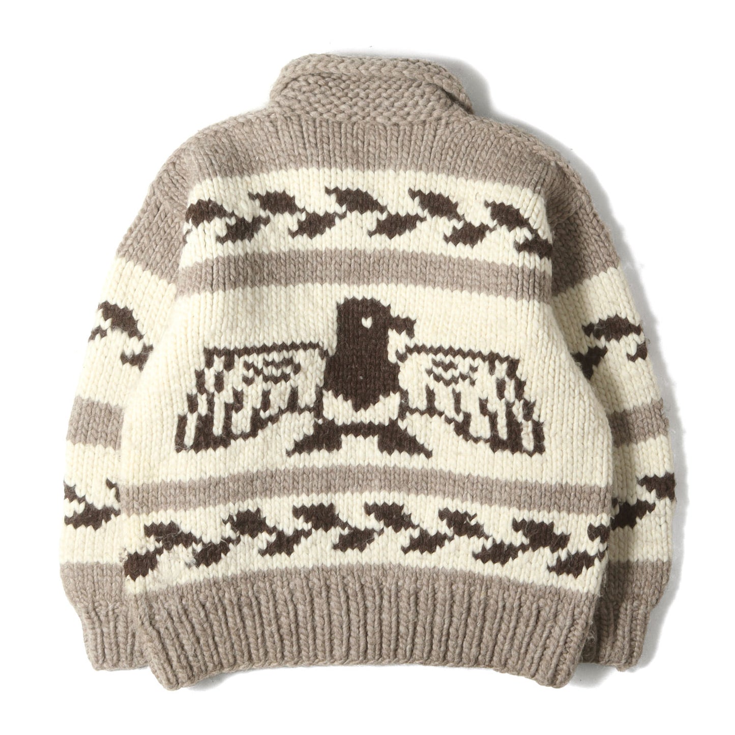 サンダーバード柄 フルジップ カウチンニット カナダ製