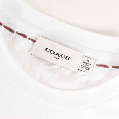 恐竜ロゴ刺繍 クルーネック Tシャツ