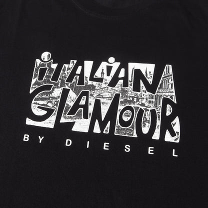 グラフィックプリント ロングスリーブ Tシャツ