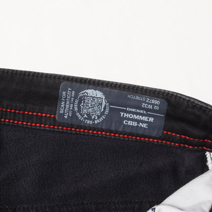 ストレッチ スリム デニムスウェットパンツ(THOMMER CBB-NE)