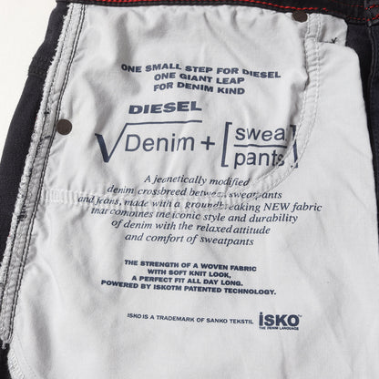 ストレッチ スリム デニムスウェットパンツ(THOMMER CBB-NE)