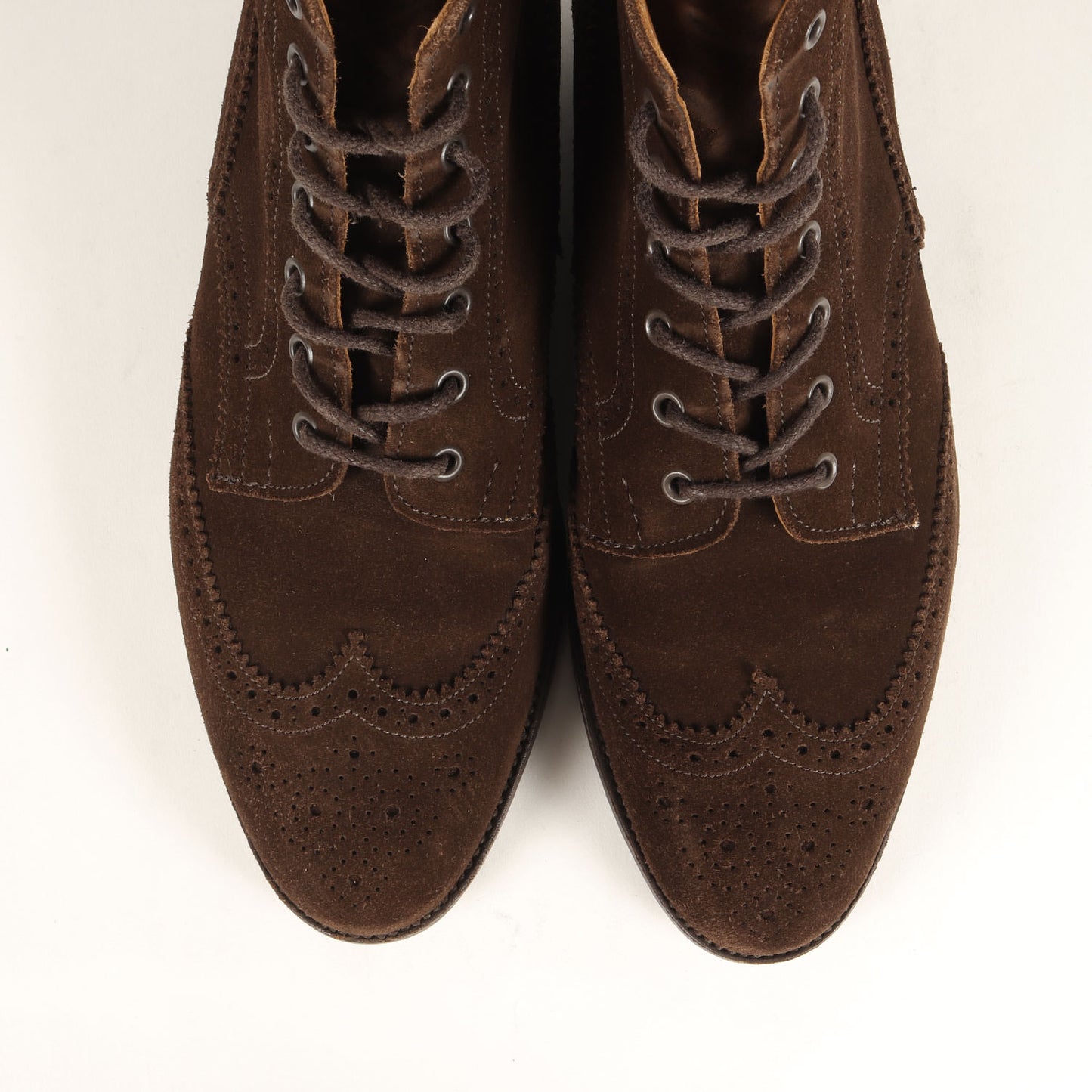 SHIPS別注 スウェード ブローグ カントリーブーツ (BROGUE BOOTS) M7283