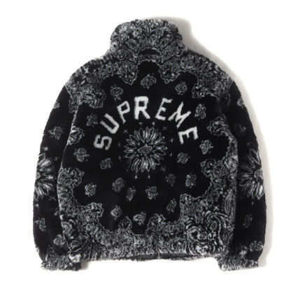 21SS バンダナ柄 フェイクファー ボンバージャケット(Bandana Faux Fur Bomber Jacket)