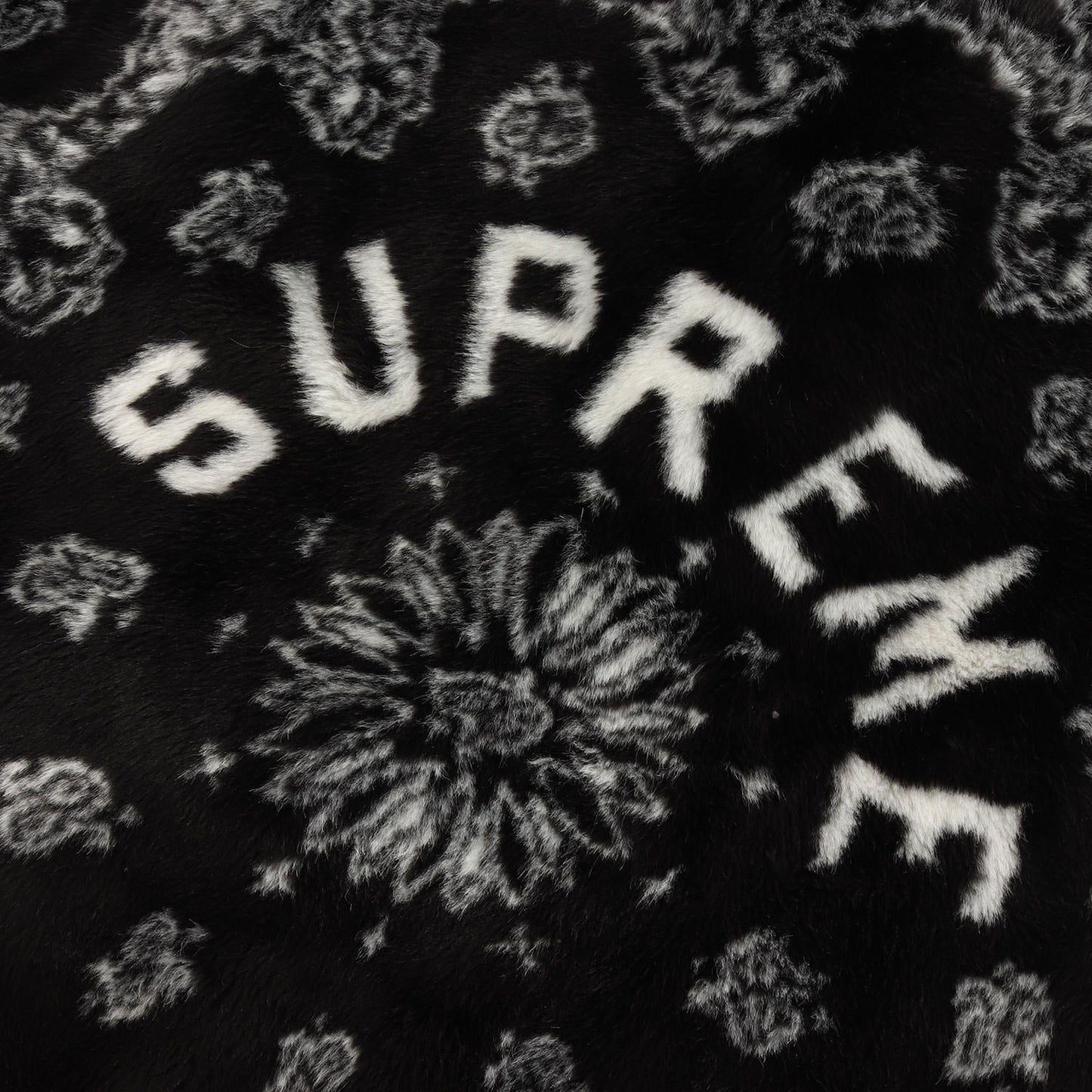 21SS バンダナ柄 フェイクファー ボンバージャケット(Bandana Faux Fur Bomber Jacket)