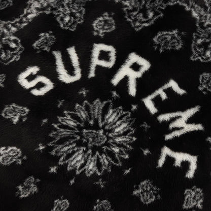 21SS バンダナ柄 フェイクファー ボンバージャケット(Bandana Faux Fur Bomber Jacket)