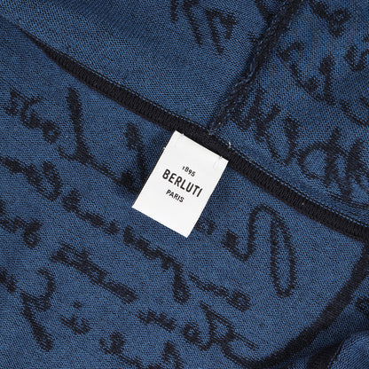 23AW カリグラフィ ジャガード ハイゲージ ウール ニット ダブルジップ パーカー (R23KZL01YWBG)