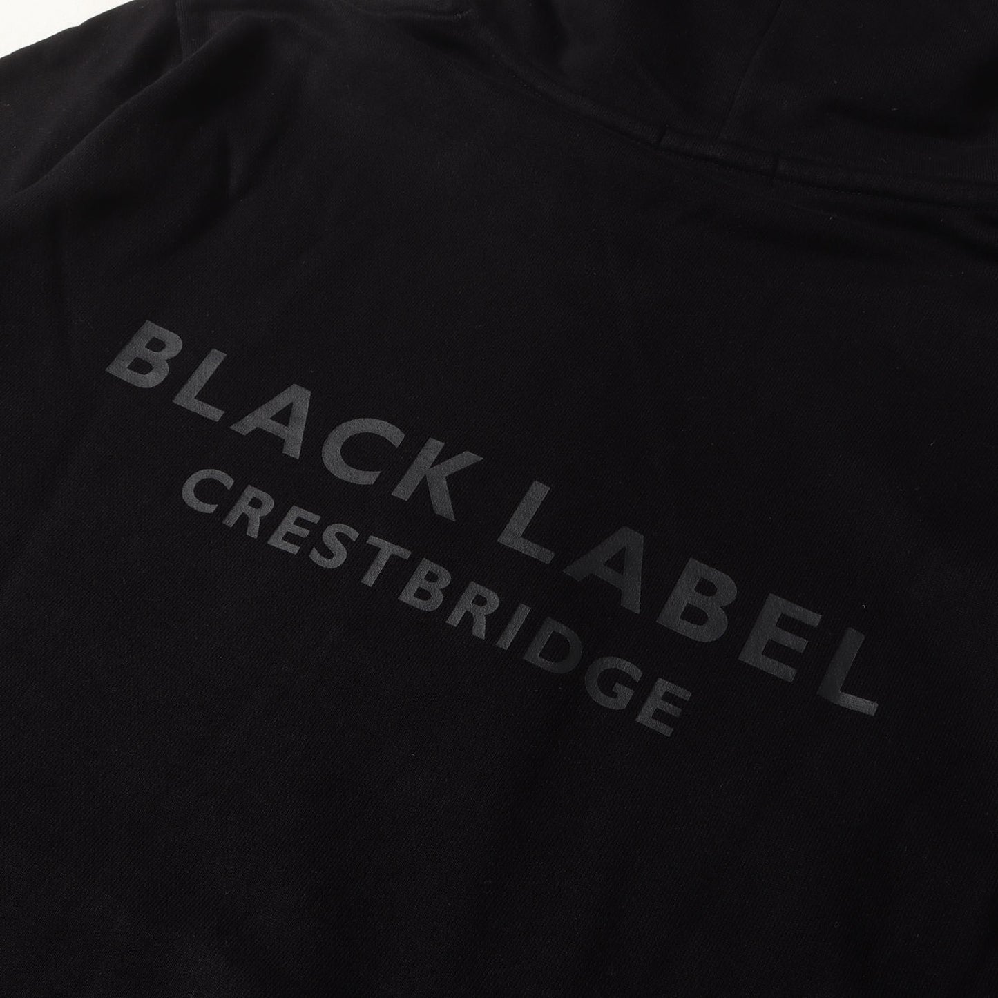 バックロゴ チェック ハーフジップ スウェットパーカー