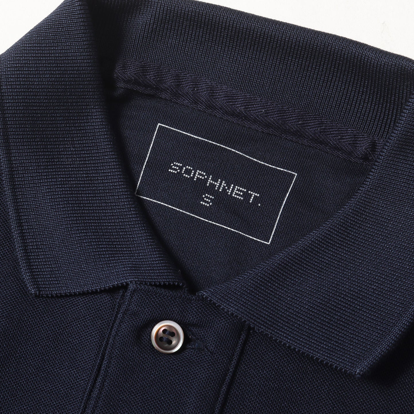 スコーピオン刺繍 鹿の子ポロシャツ