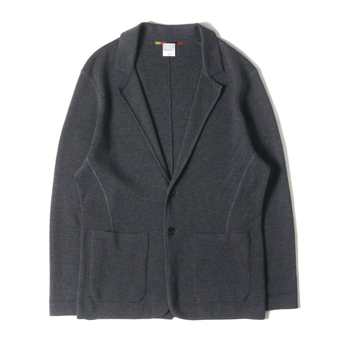 ウールニット 2つボタン テーラードジャケット