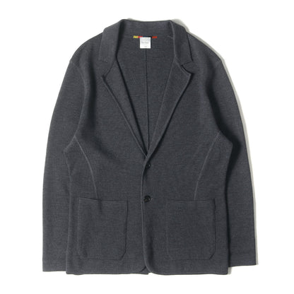 ウールニット 2つボタン テーラードジャケット