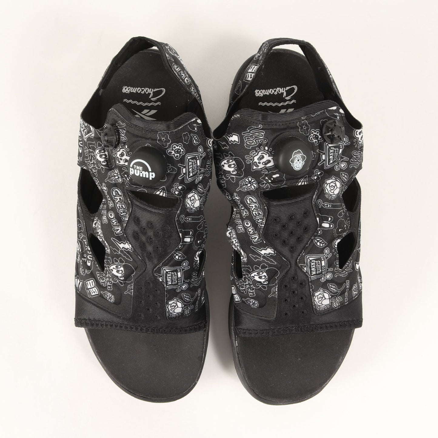 ×CHOCOMOO CLASSIC INSTAPUMP FURY SANDAL CREATE YOUR OWN LIFE (FW6018)
