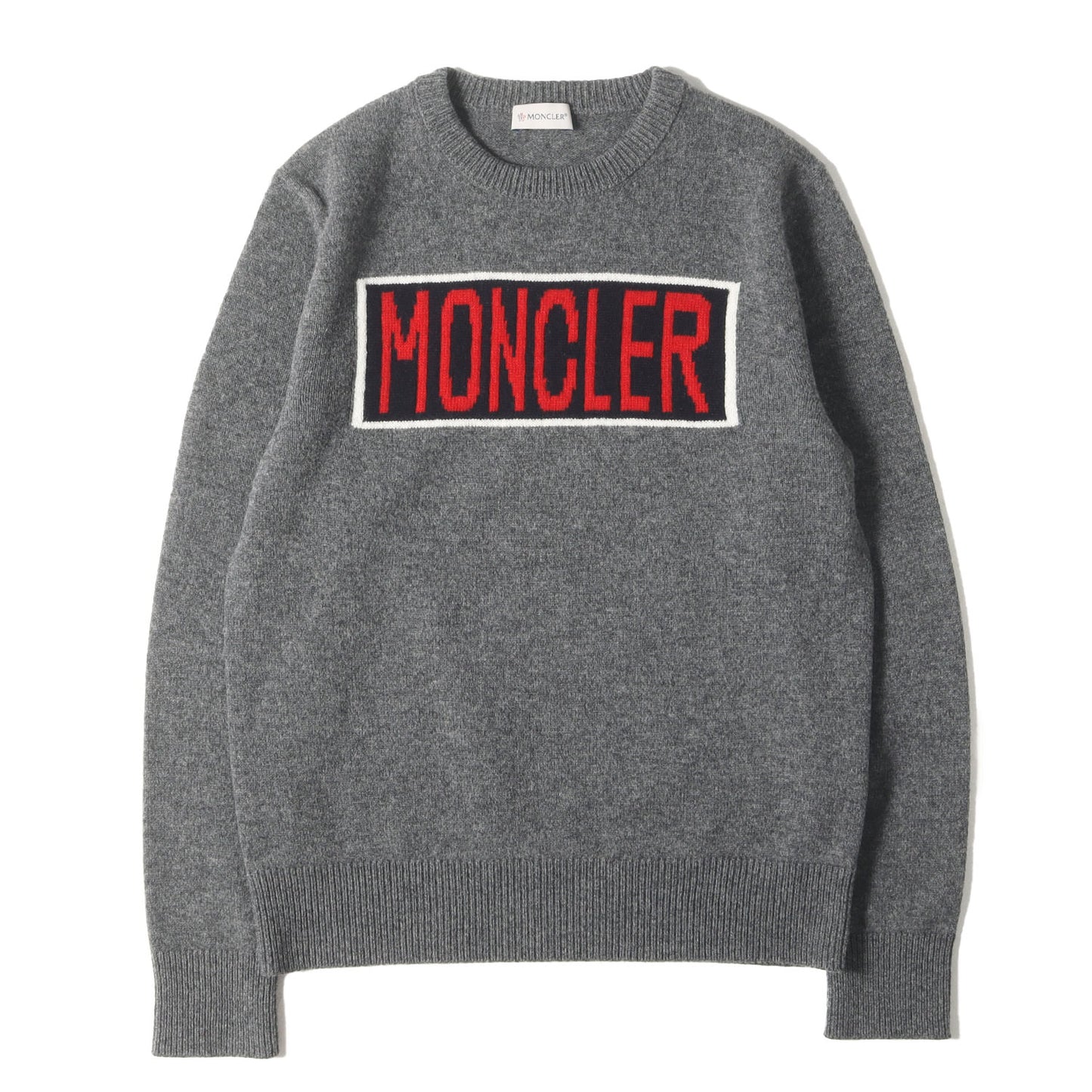 BOXロゴ ウールニット クルーネック セーター(MAGLIONE TRICOT GIROCOLLO)