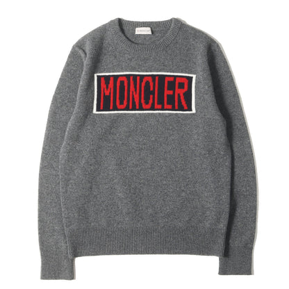 BOXロゴ ウールニット クルーネック セーター(MAGLIONE TRICOT GIROCOLLO)