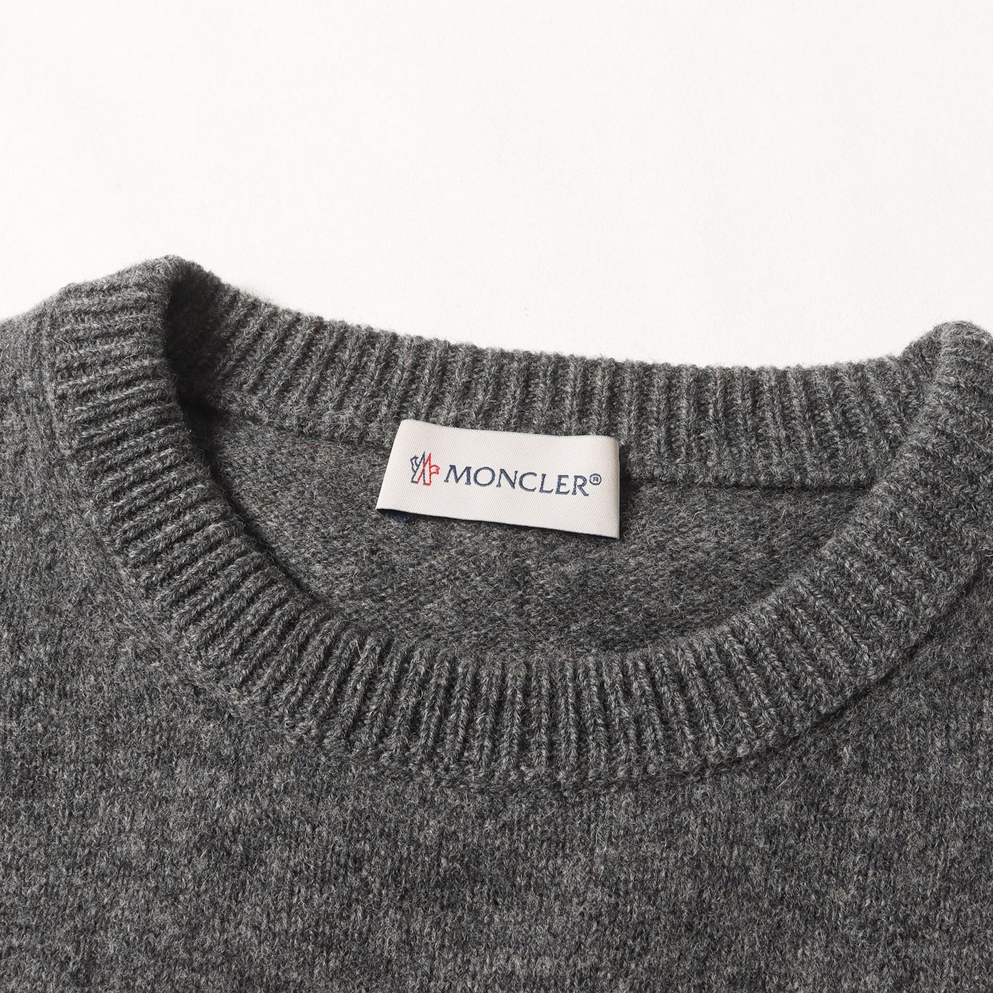 BOXロゴ ウールニット クルーネック セーター(MAGLIONE TRICOT GIROCOLLO)
