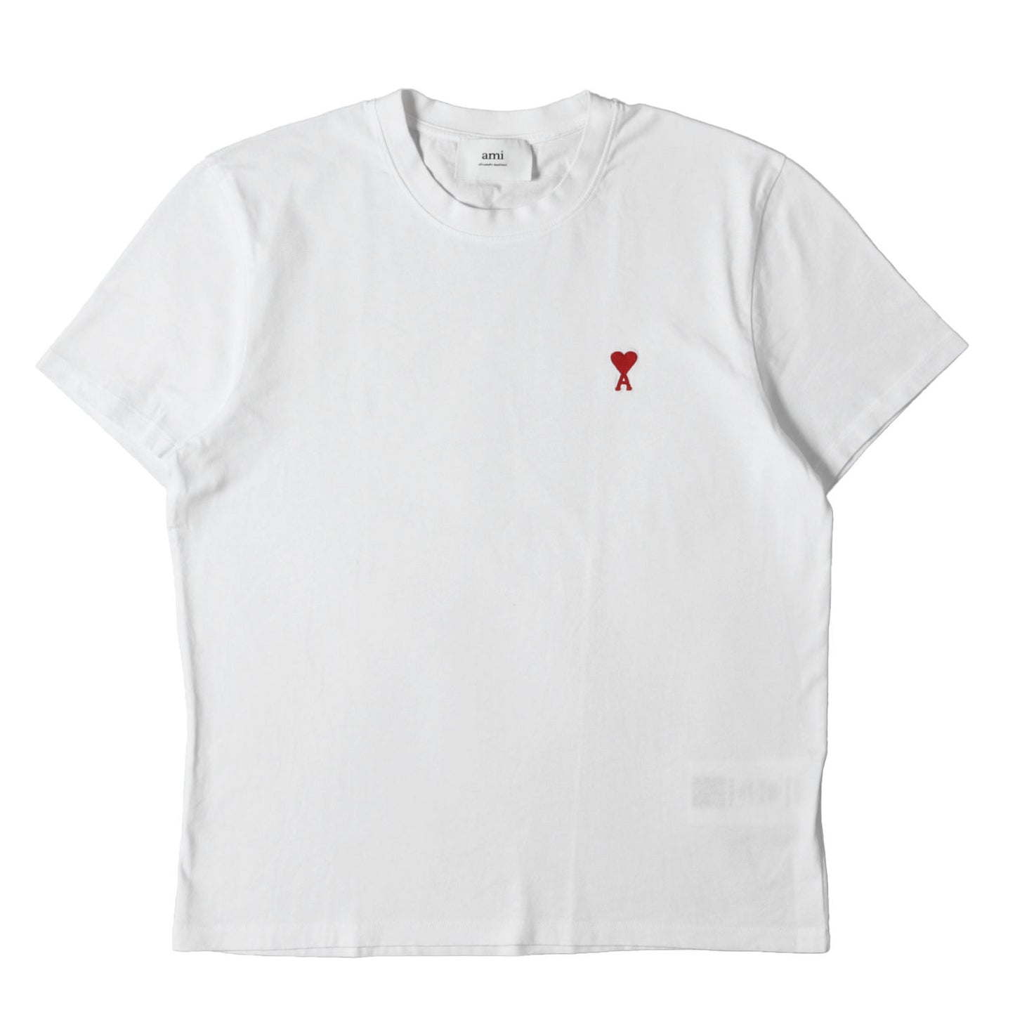 ワンポイント刺繍 クルーネック Tシャツ