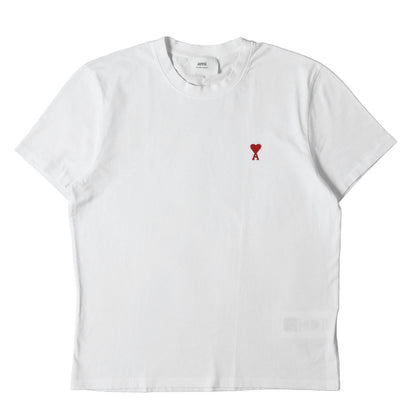 ワンポイント刺繍 クルーネック Tシャツ