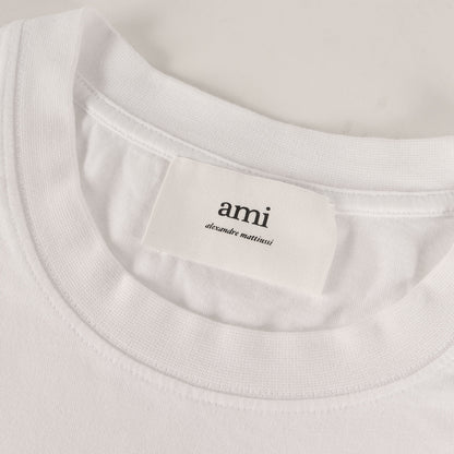 ワンポイント刺繍 クルーネック Tシャツ